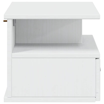 Armadio da Notte con cassetto HILL Bianco 40 x 31 x 27 cm