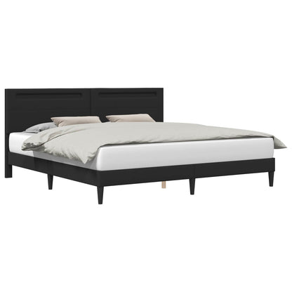 Struttura del letto Nero 180 x 200 cm Similpelle | homemem39