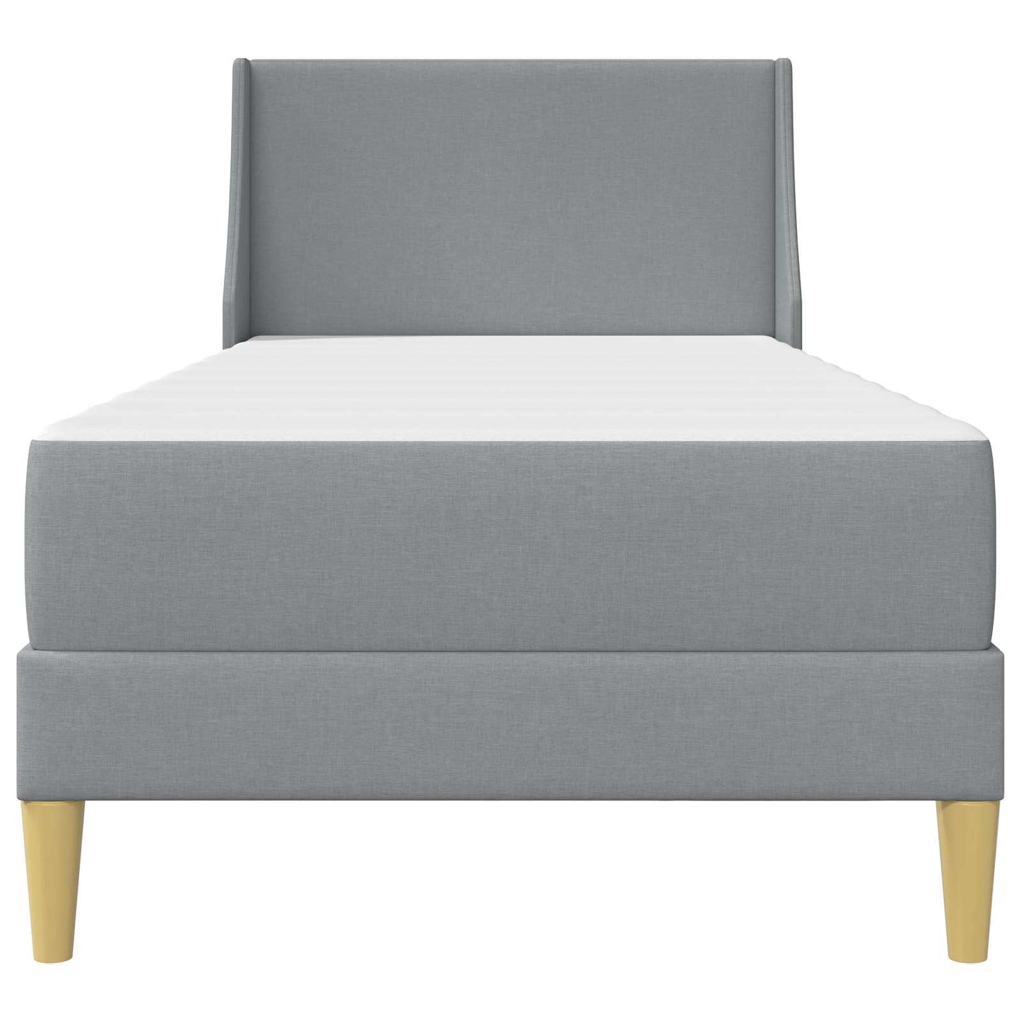 Struttura letto con materasso Grigio chiaro 80x 200 cm | homemem39