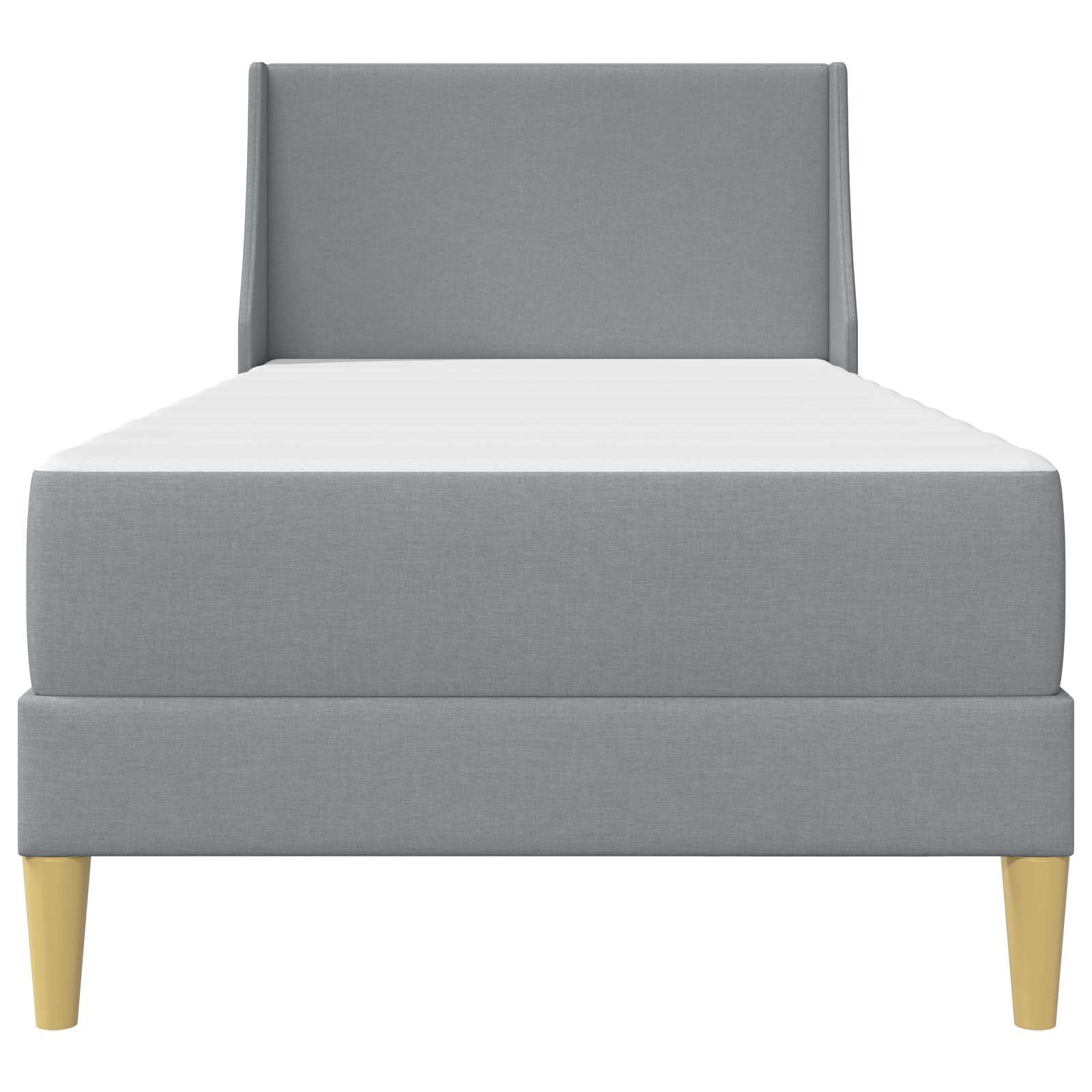 Struttura letto con materasso Grigio chiaro 80x 200 cm | homemem39