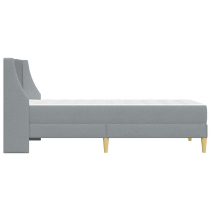 Struttura letto con materasso Grigio chiaro 80x 200 cm | homemem39