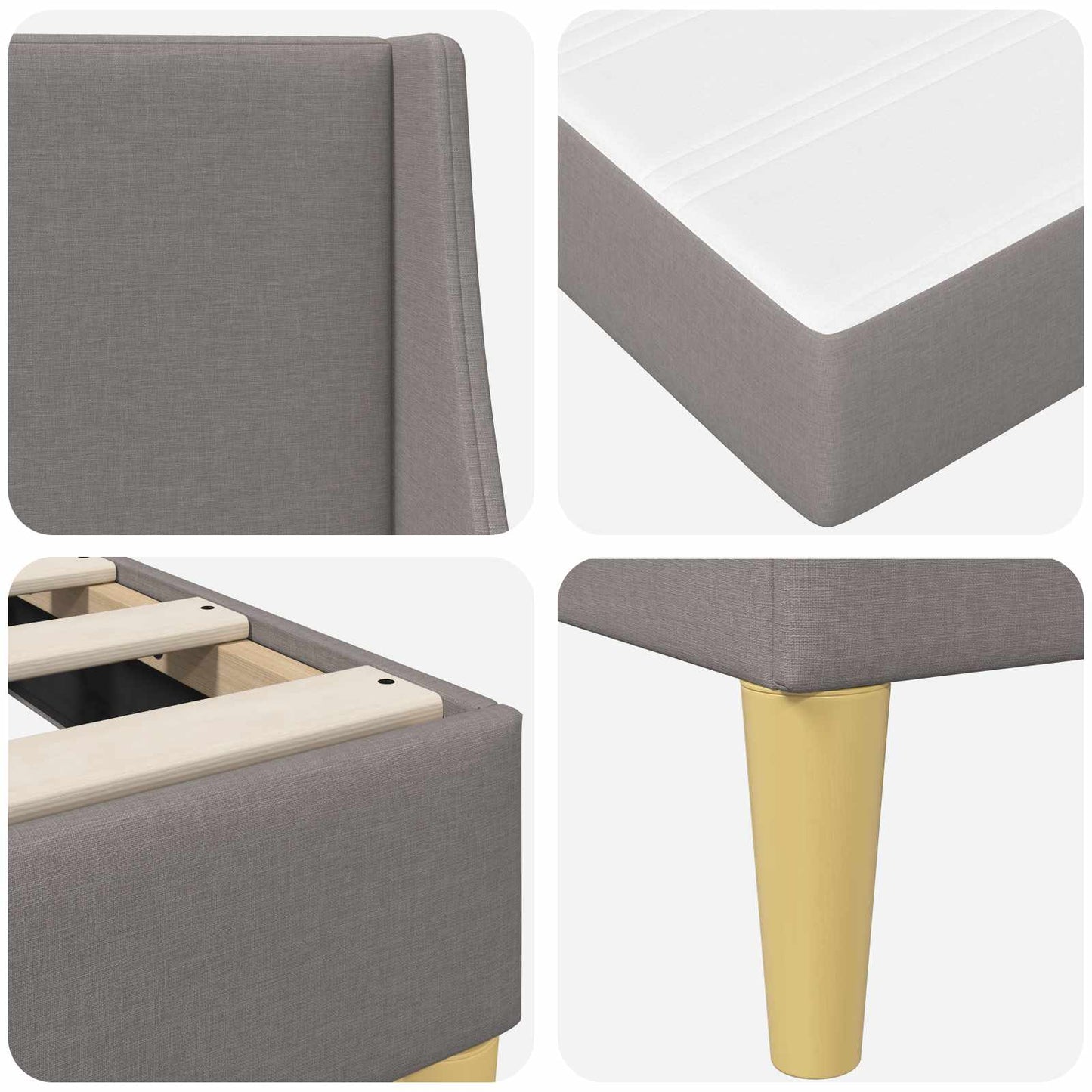 Struttura letto con materasso Talpa 80x 200 cm Poliestere | homemem39