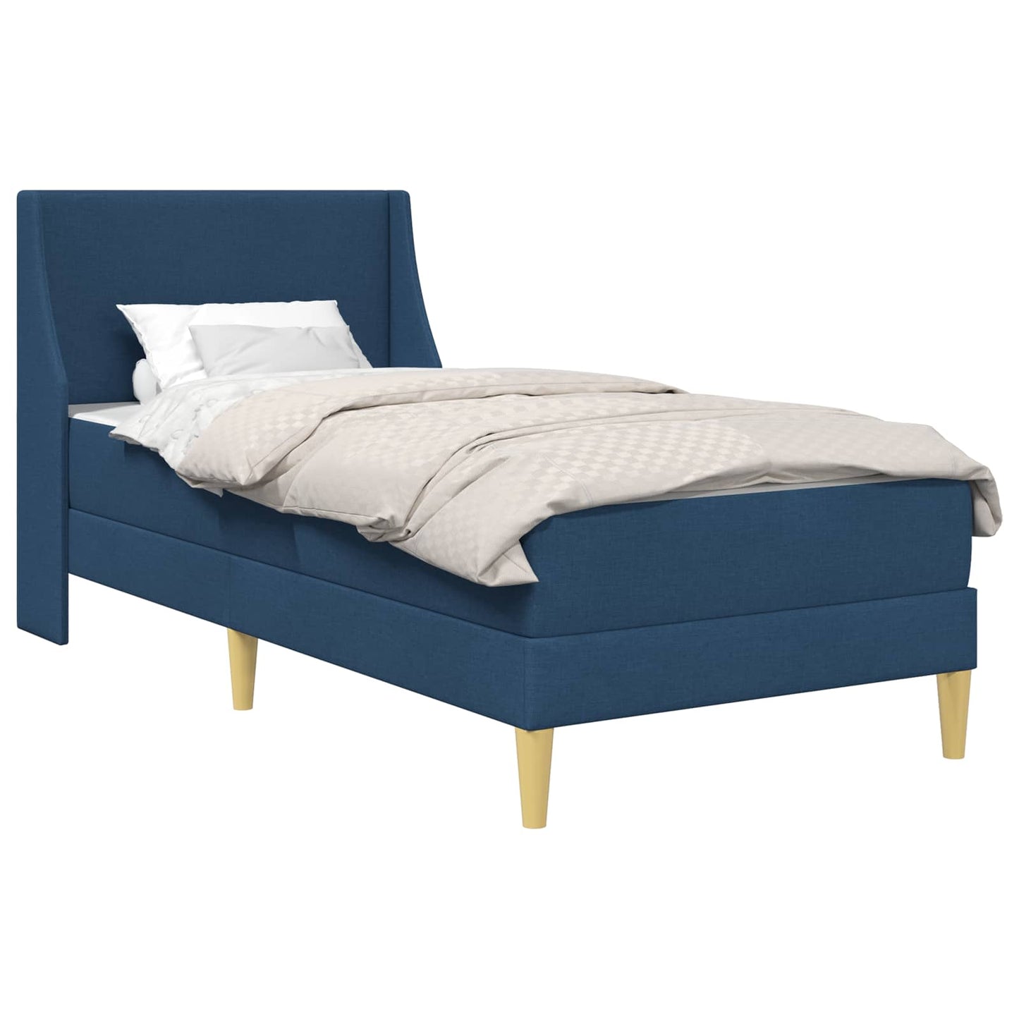 Struttura letto con materasso Blu 80x 200 cm Poliestere | homemem39