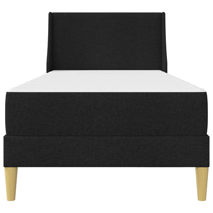Struttura letto con materasso Nero 90 x 190 cm Poliestere | homemem39