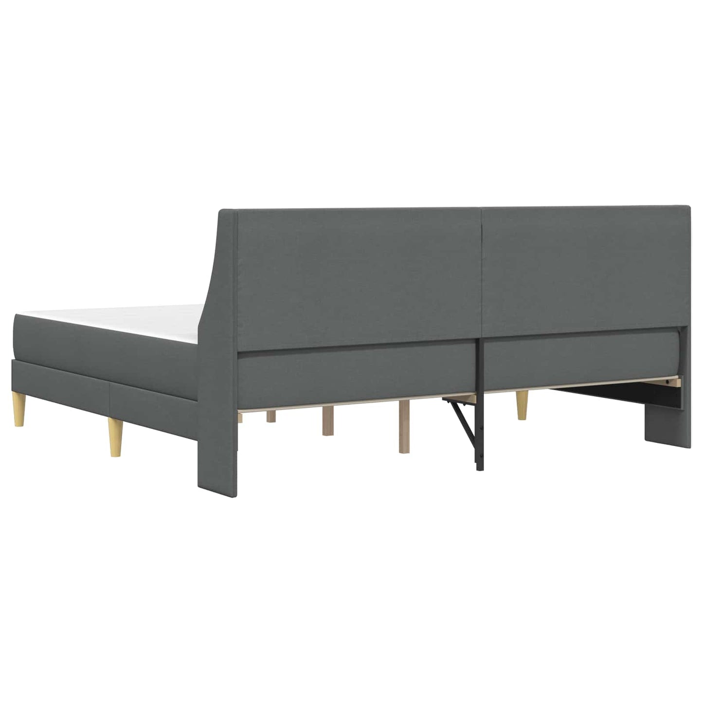 Struttura letto con materasso Grigio scuro 180 x 200 cm | homemem39