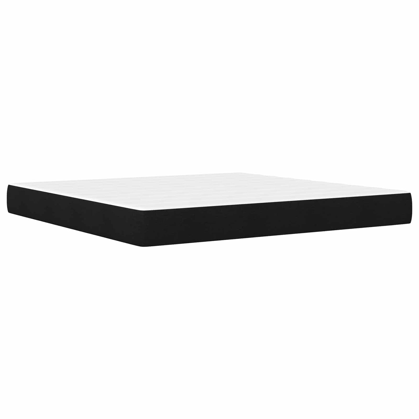 Struttura letto con materasso Nero 180 x 200 cm Poliestere | homemem39