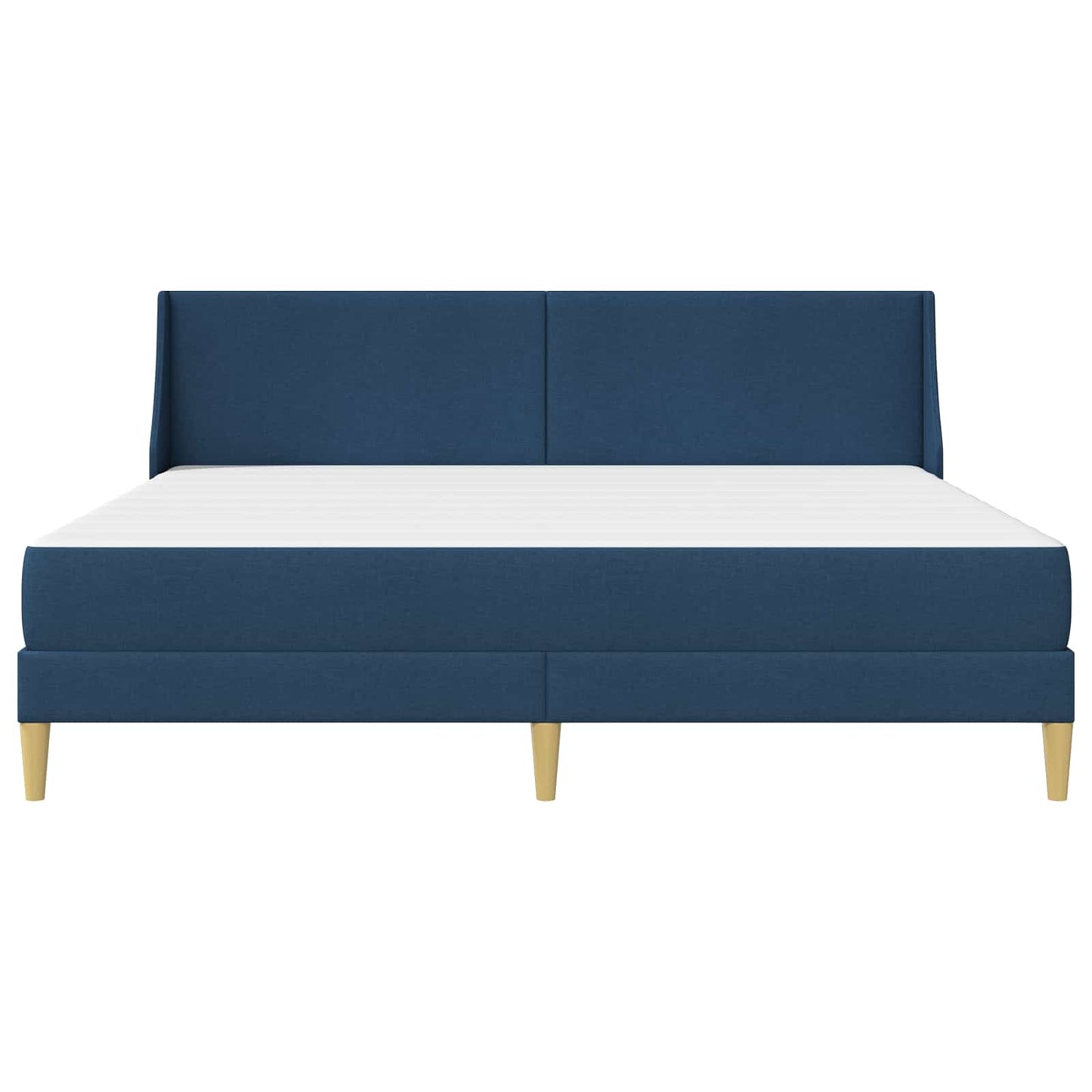 Struttura letto con materasso Blu 180 x 200 cm Poliestere | homemem39