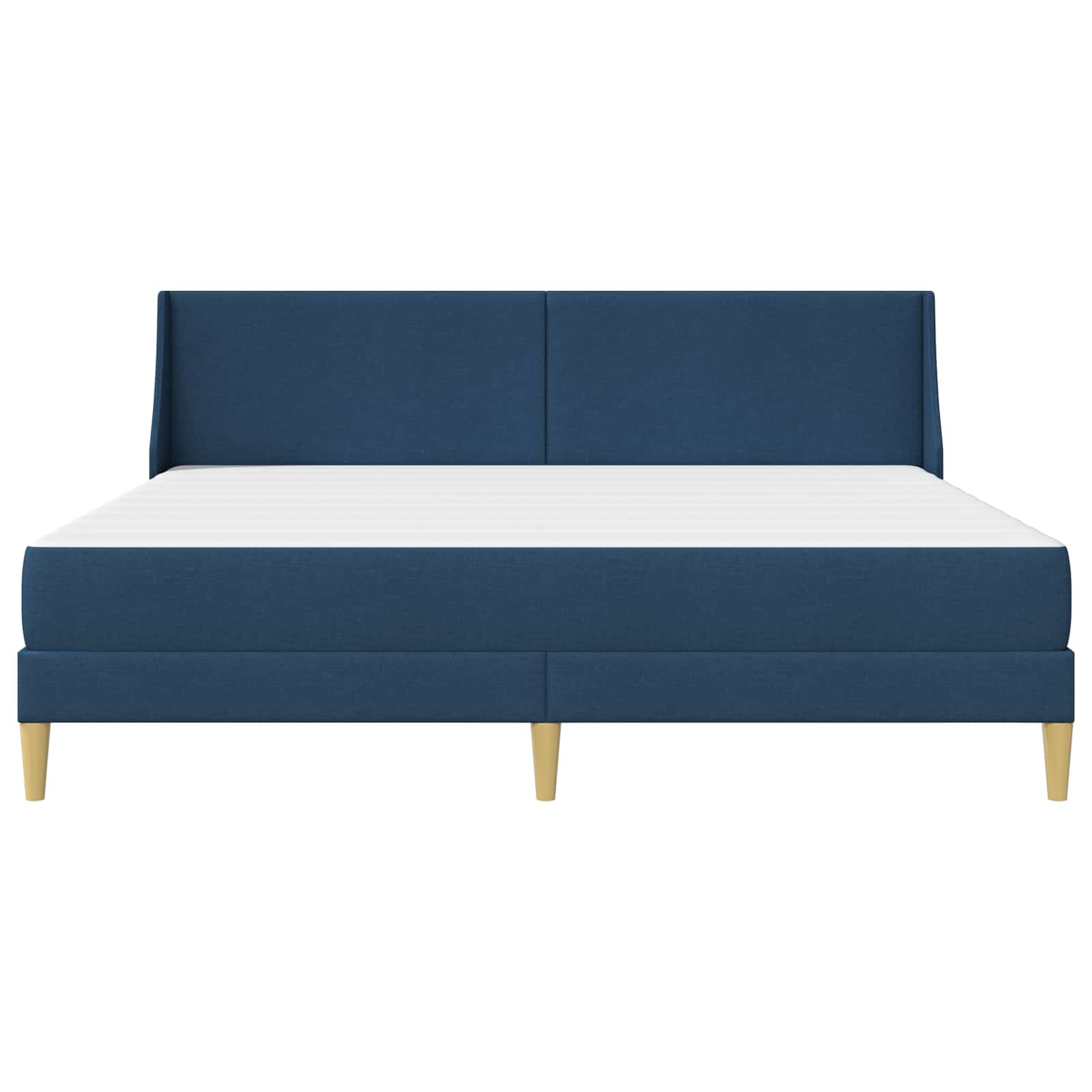 Struttura letto con materasso Blu 180 x 200 cm Poliestere | homemem39