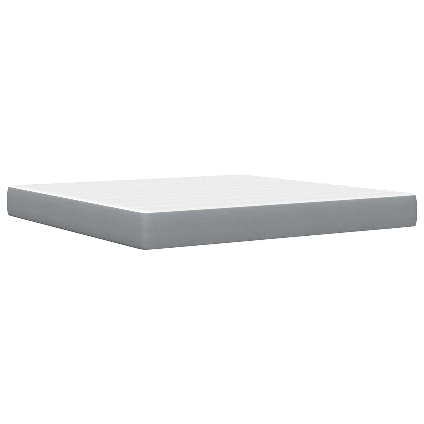 Struttura letto con materasso Grigio chiaro 200 x 200 cm | homemem39