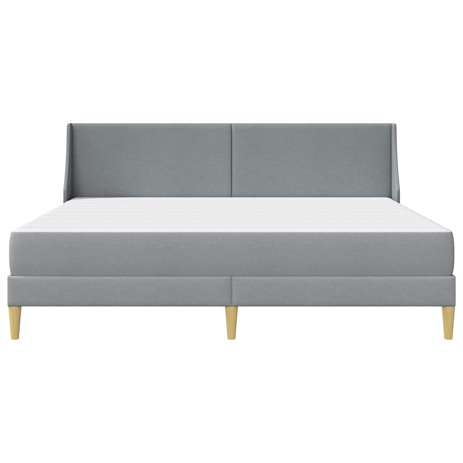 Struttura letto con materasso Grigio chiaro 200 x 200 cm | homemem39