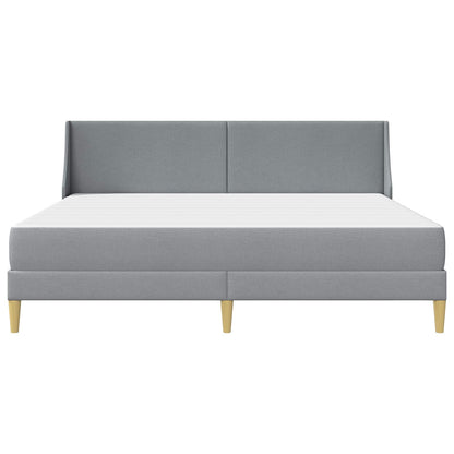 Struttura letto con materasso Grigio chiaro 200 x 200 cm | homemem39