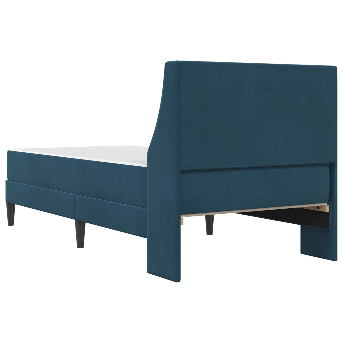 Struttura letto con materasso Blu 100 x 200 cm Velluto | homemem39