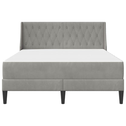 Struttura letto con materasso Grigio chiaro 120 x 190 cm