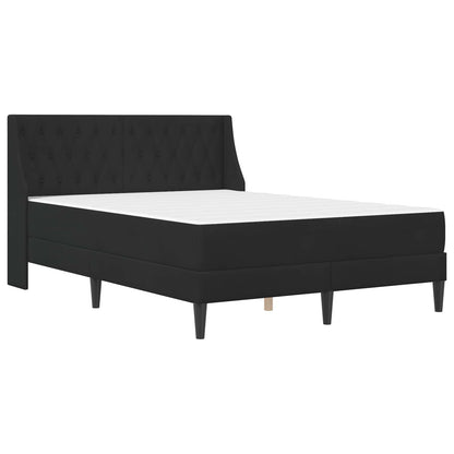 Struttura letto con materasso Nero 120 x 190 cm Velluto