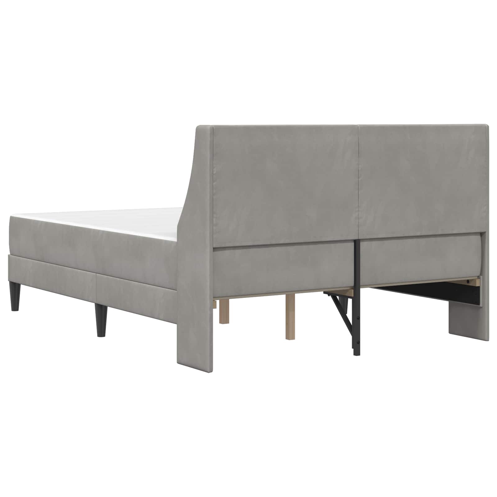 Struttura letto con materasso Grigio chiaro 180 x 200 cm | homemem39