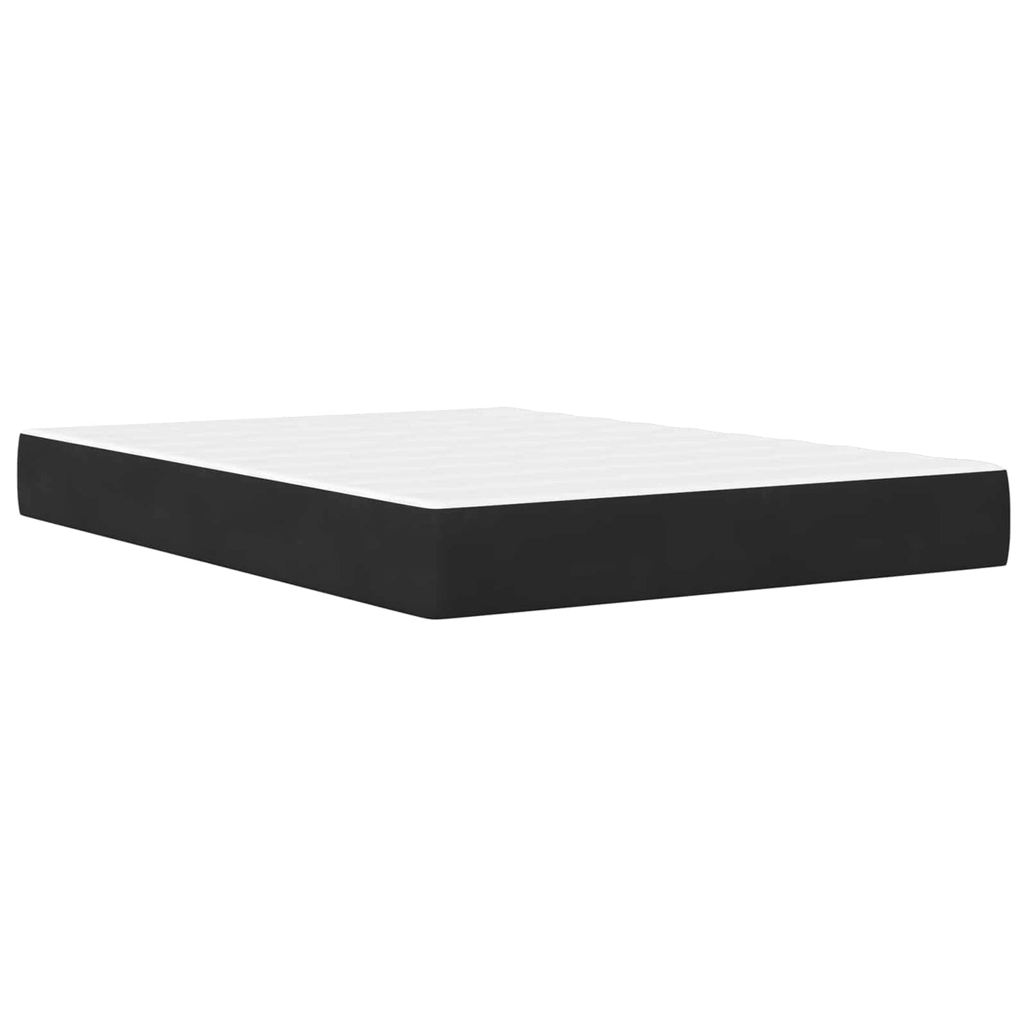 Struttura letto con materasso Nero 180 x 200 cm Velluto | homemem39