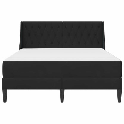 Struttura letto con materasso Nero 180 x 200 cm Velluto | homemem39