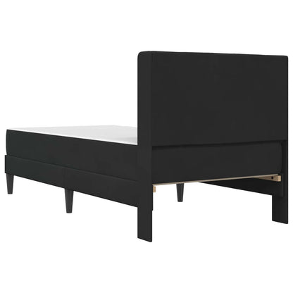 Struttura letto con materasso Nero 80 x 200 cm Velluto | homemem39