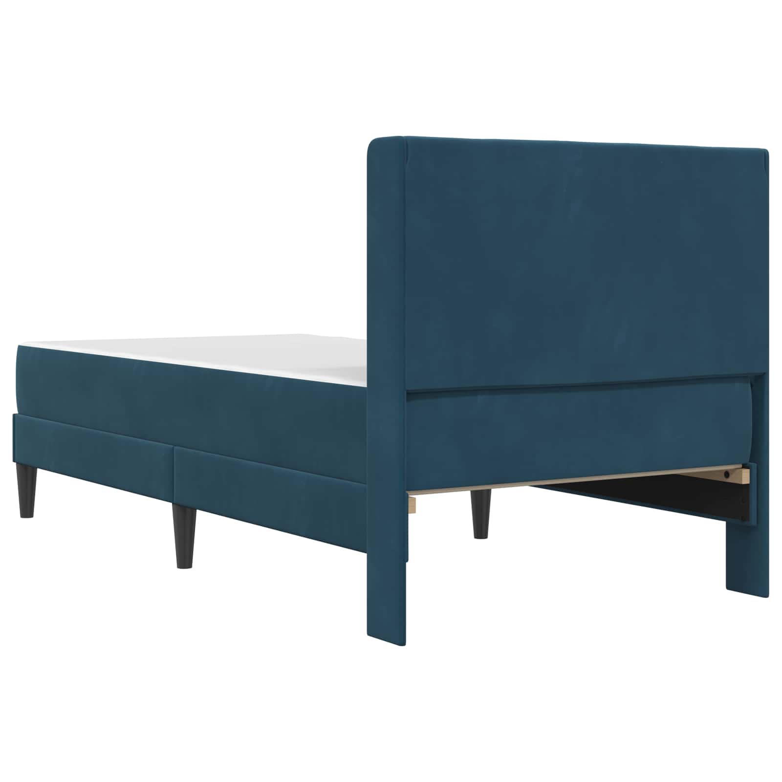 Struttura letto con materasso Blu 80 x 200 cm Velluto | homemem39