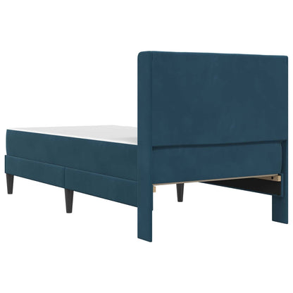 Struttura letto con materasso Blu 90 x 200 cm Velluto | homemem39