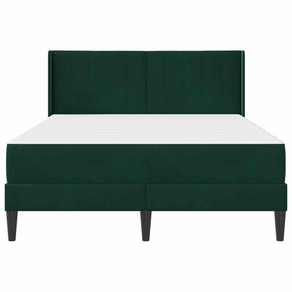 Struttura del letto Verde Scuro 120 x 190 cm Velluto