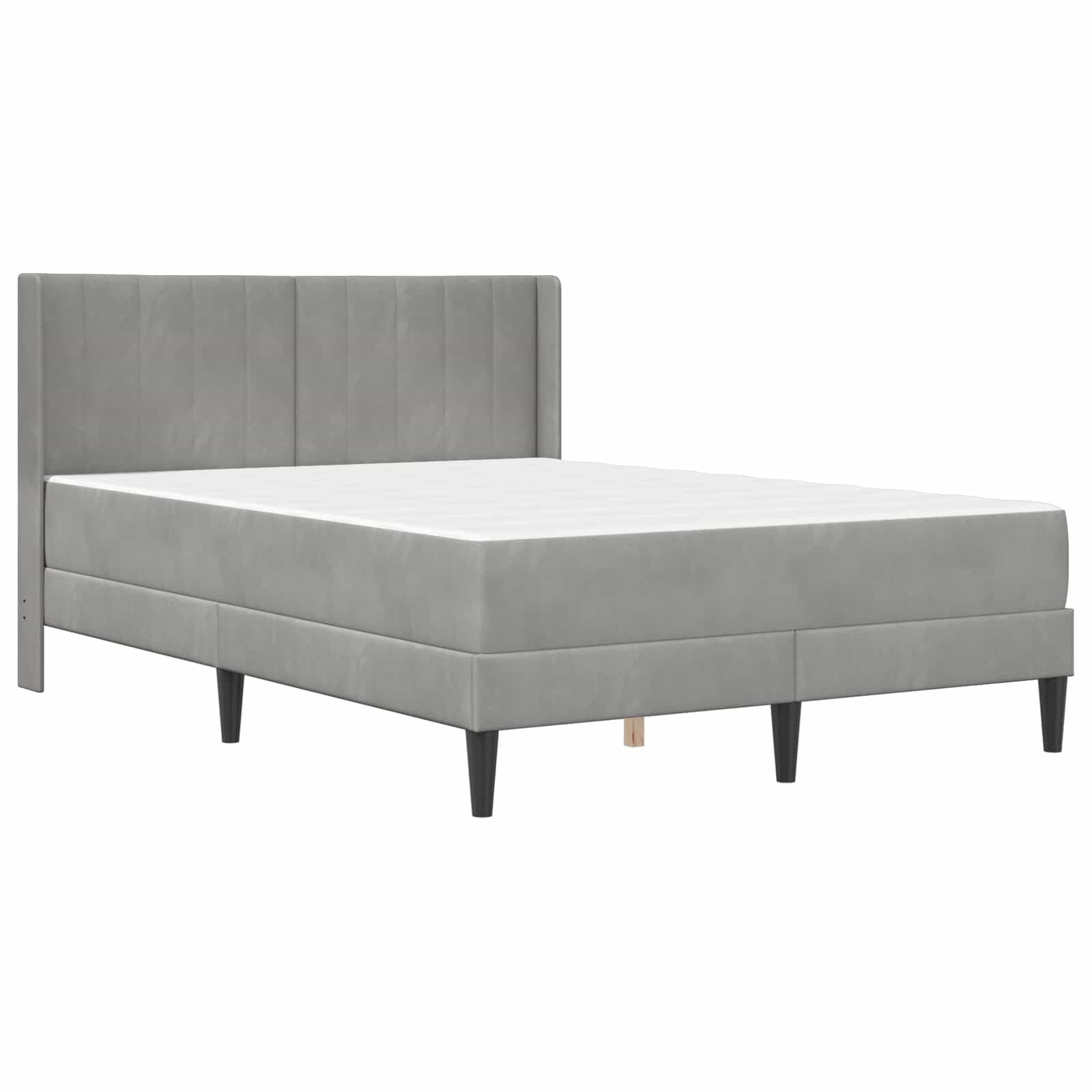 Struttura letto con materasso Grigio Chiaro 120 x 200 cm | homemem39