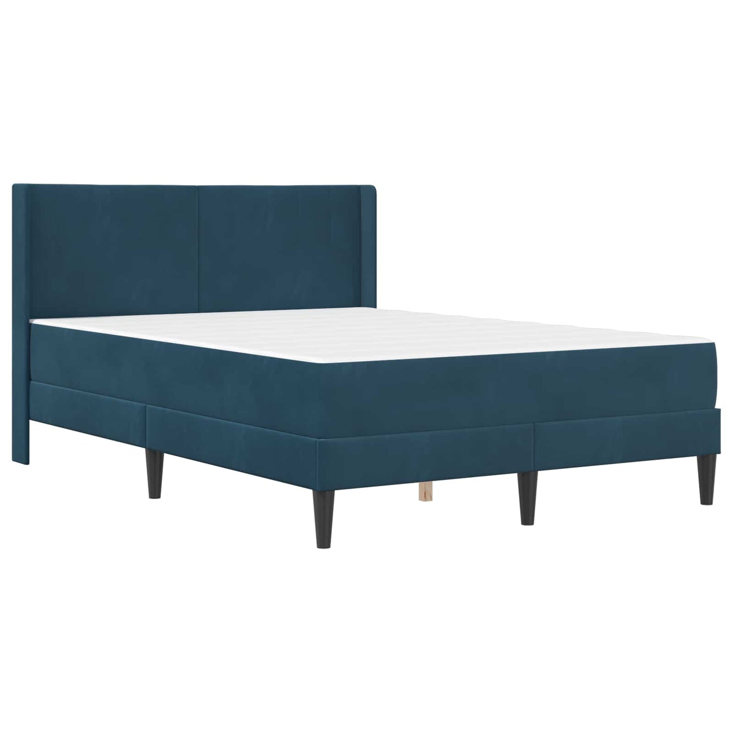 Struttura letto con materasso Blu 120 x 200 cm Velluto | homemem39
