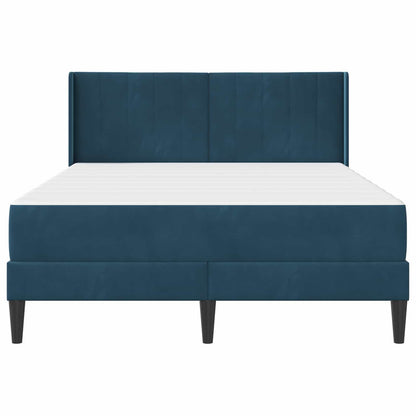Struttura letto con materasso Blu 120 x 200 cm Velluto | homemem39