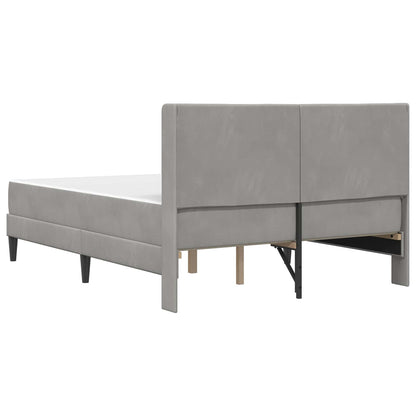 Struttura letto con materasso Grigio Chiaro 140 x 190 cm | homemem39