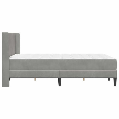 Struttura letto con materasso Grigio Chiaro 140 x 190 cm | homemem39