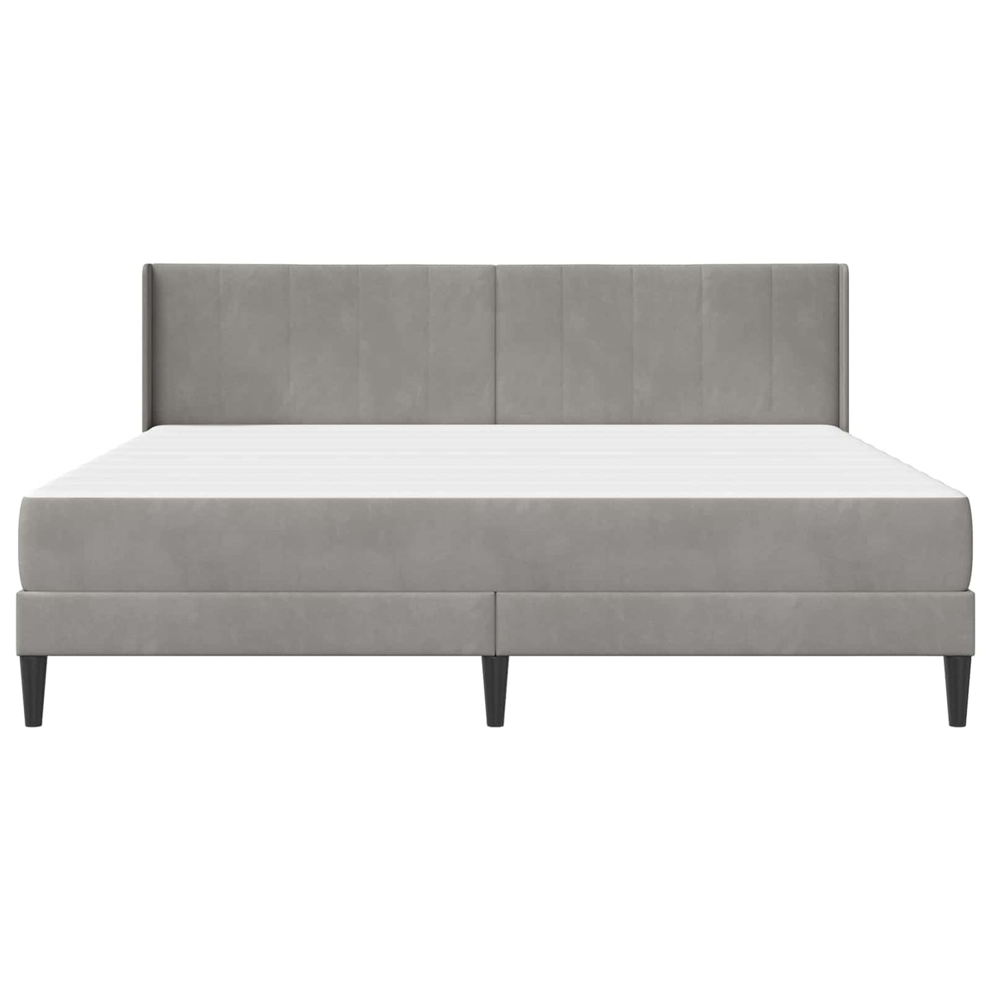Struttura letto con materasso Grigio Chiaro 180 x 200 cm | homemem39