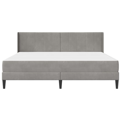 Struttura letto con materasso Grigio Chiaro 180 x 200 cm | homemem39