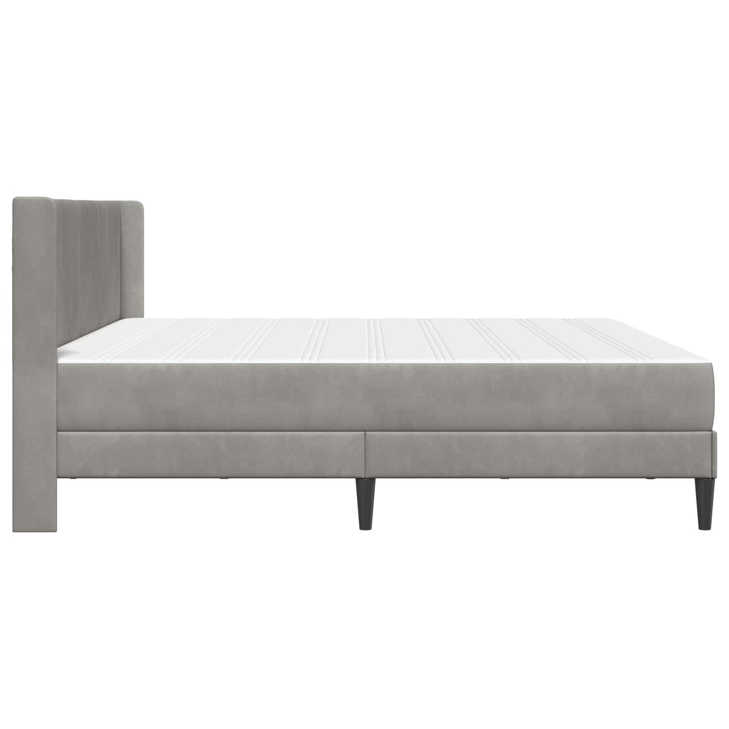 Struttura letto con materasso Grigio Chiaro 180 x 200 cm | homemem39