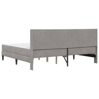 Struttura letto con materasso Grigio Chiaro 200 x 200 cm | homemem39