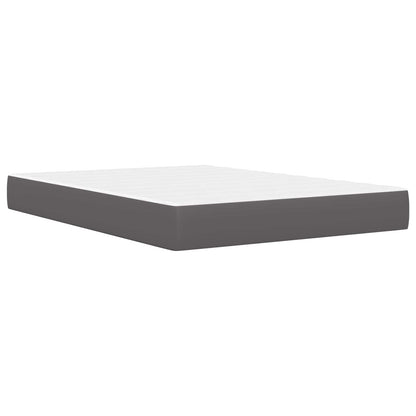 Struttura letto con materasso Grigio 120 x 200 cm Similpelle | homemem39