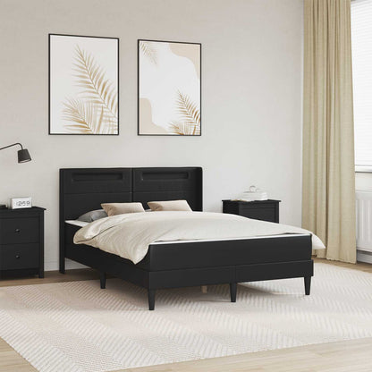 Struttura letto con materasso Nero 120 x 200 cm Similpelle | homemem39