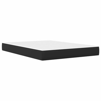 Struttura letto con materasso Nero 140 x 200 cm Similpelle | homemem39
