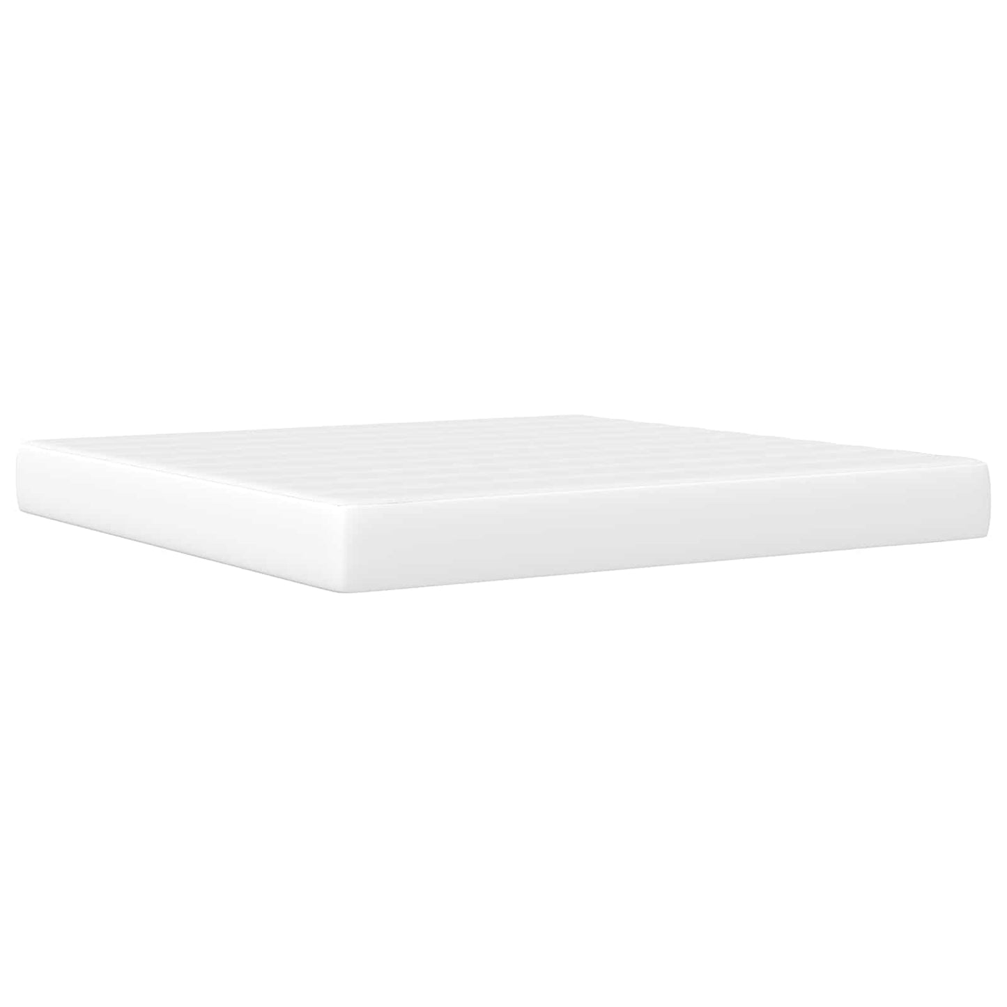 Struttura letto con materasso Bianco 180 x 200 cm Similpelle | homemem39