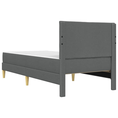 Struttura del letto Grigio scuro 80 x 200 cm Poliestere | homemem39