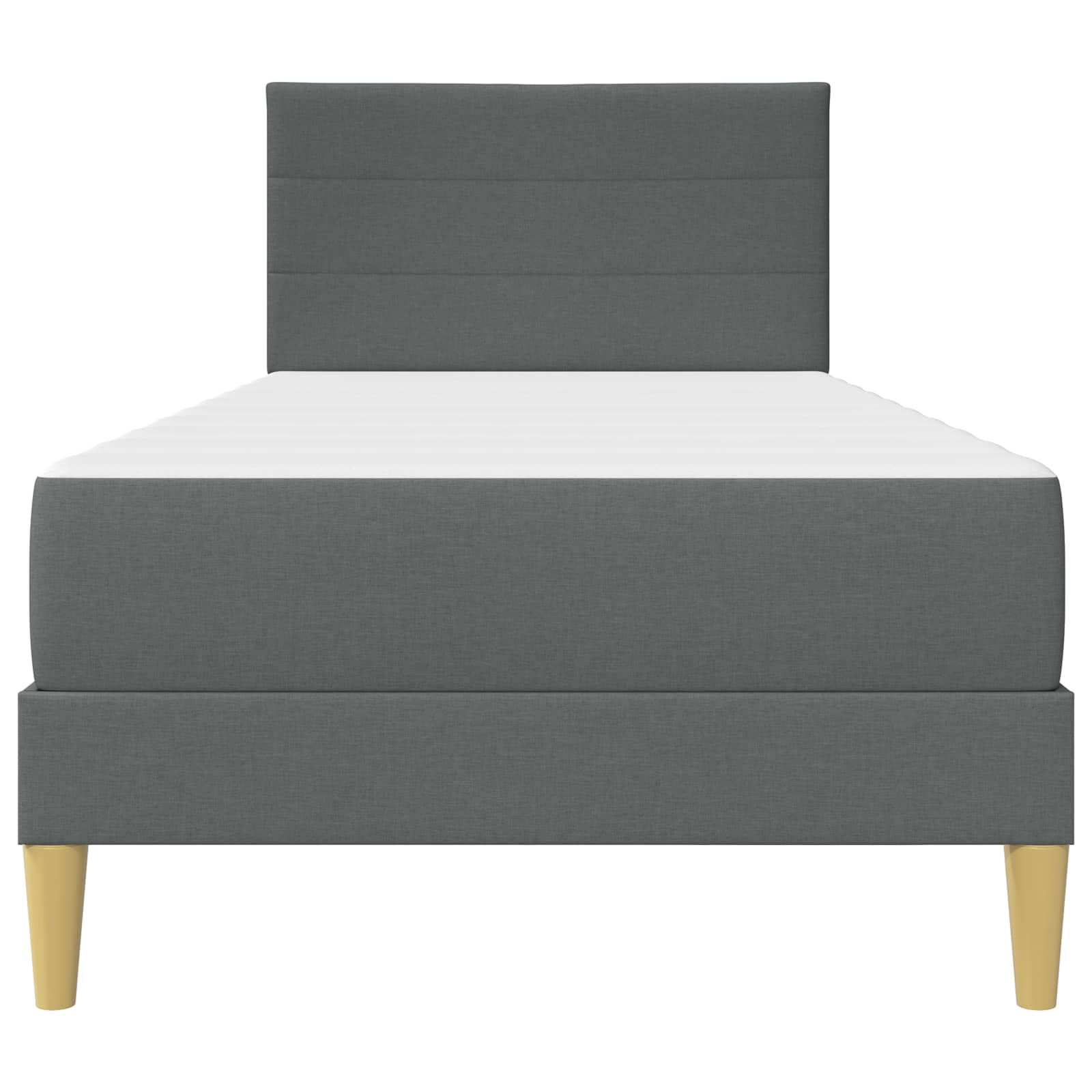 Struttura del letto Grigio scuro 80 x 200 cm Poliestere | homemem39