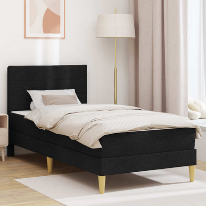 Struttura del letto Nero 90 x 190 cm Poliestere
