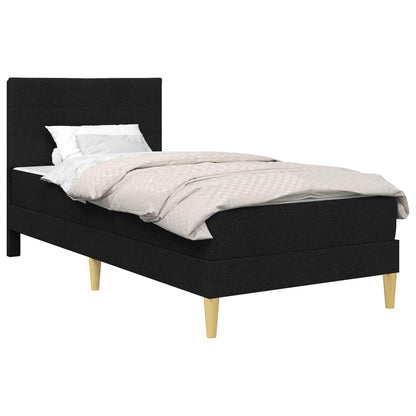 Struttura del letto Nero 90 x 190 cm Poliestere | homemem39