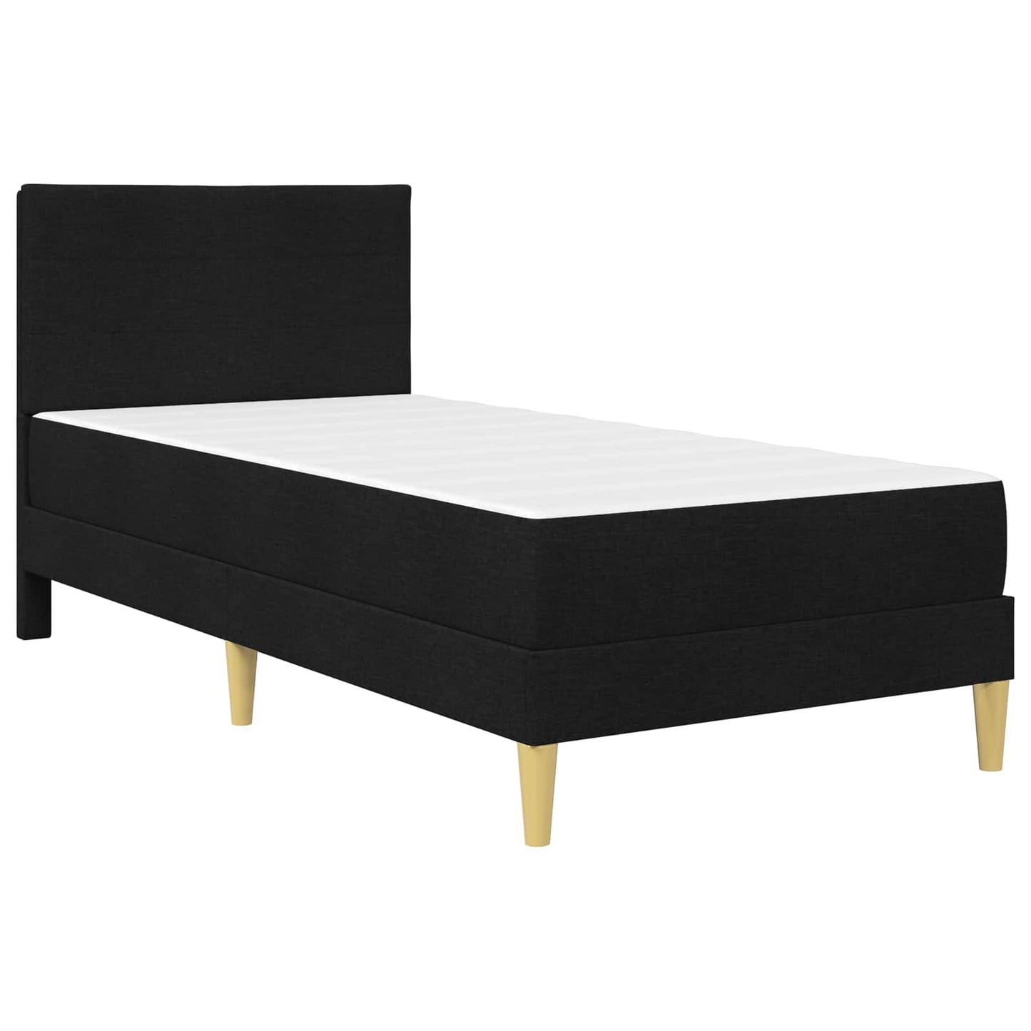 Struttura del letto Nero 90 x 190 cm Poliestere | homemem39