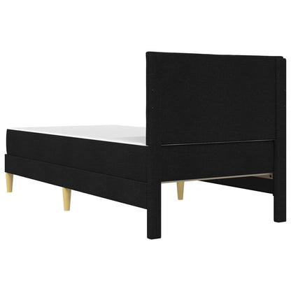 Struttura del letto Nero 90 x 190 cm Poliestere | homemem39
