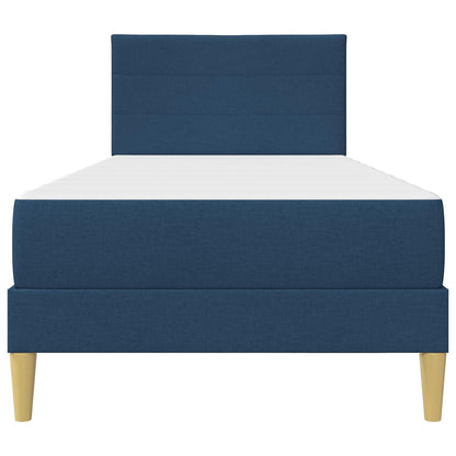 Struttura del letto Blu 90 x 190 cm Poliestere