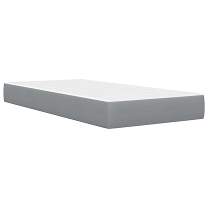 Struttura del letto Grigio chiaro 90 x 200 cm Poliestere | homemem39