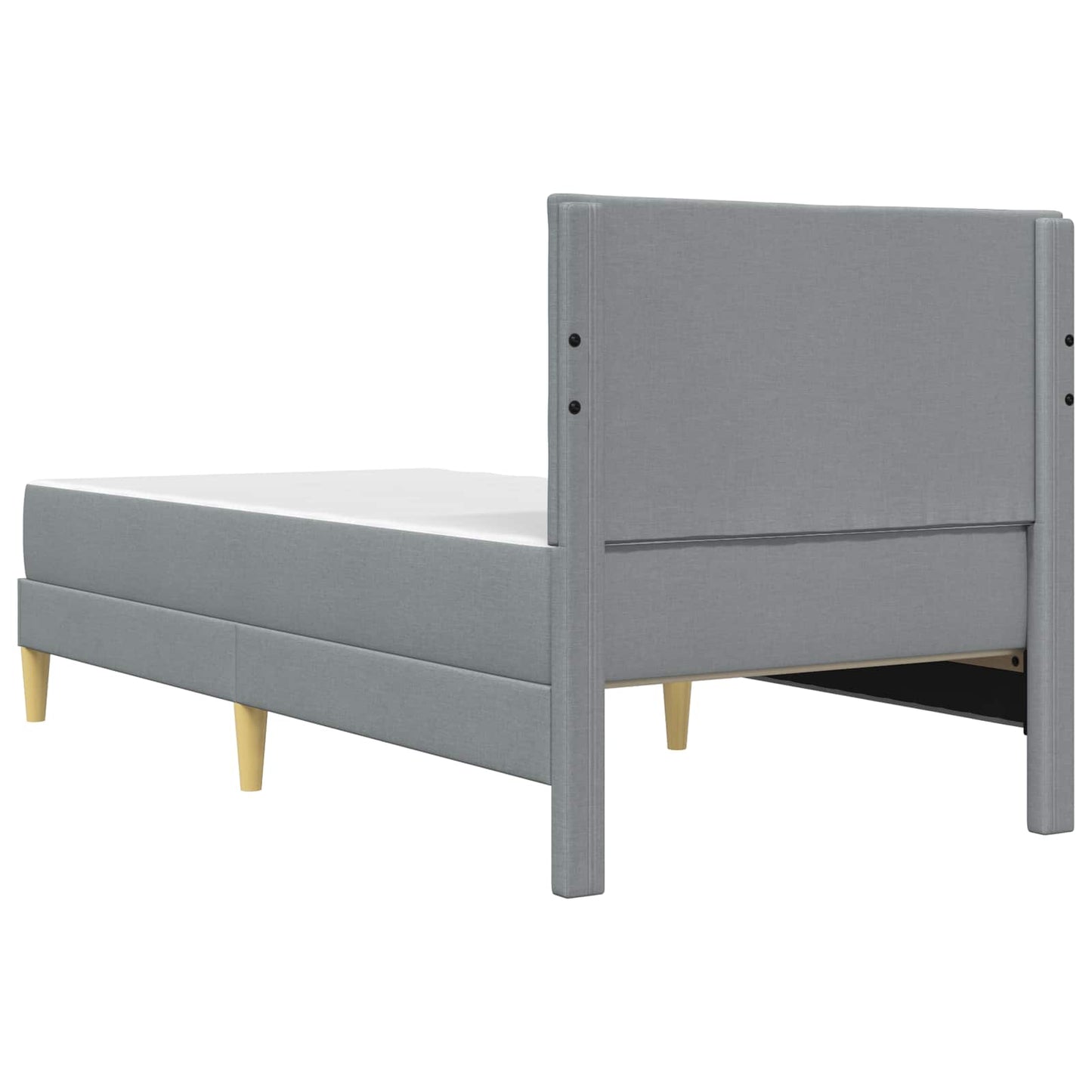 Struttura del letto Grigio chiaro 90 x 200 cm Poliestere | homemem39