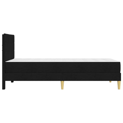 Struttura del letto Nero 100 x 200 cm Poliestere | homemem39