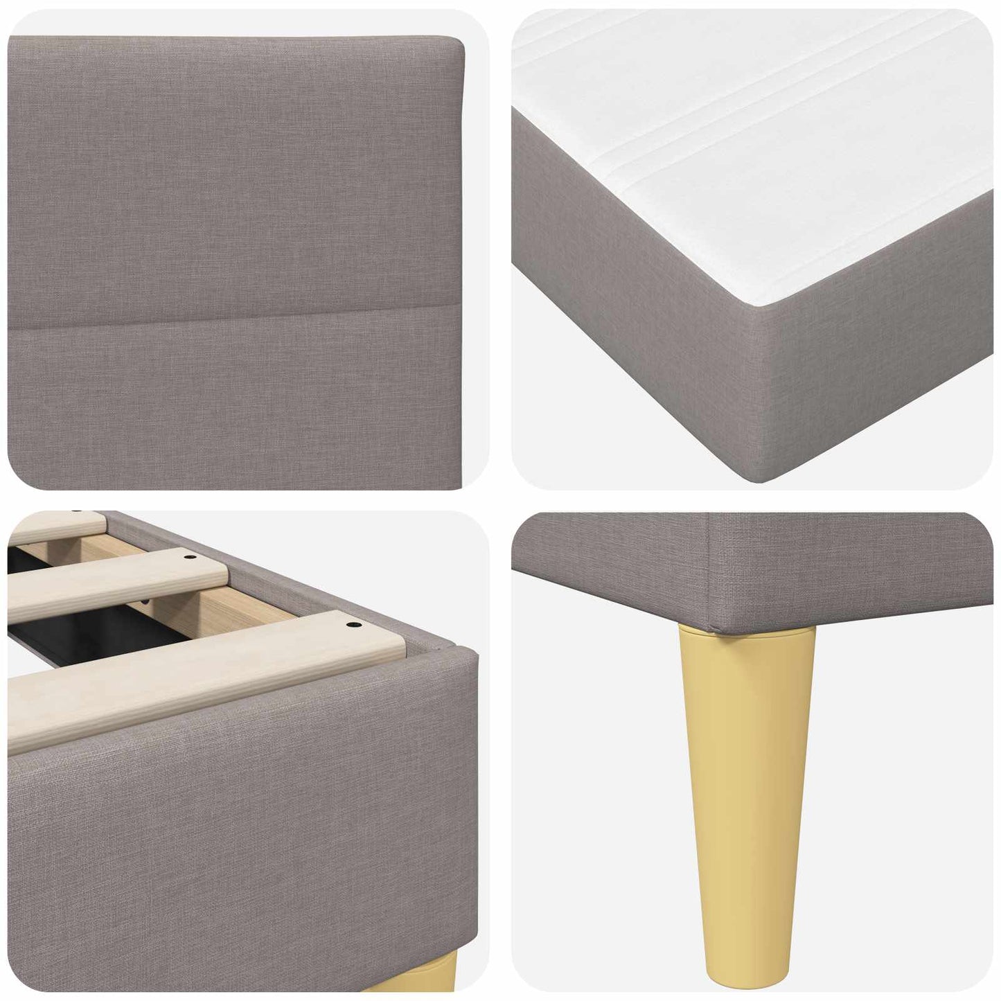Struttura del letto Talpa 100 x 200 cm Poliestere | homemem39