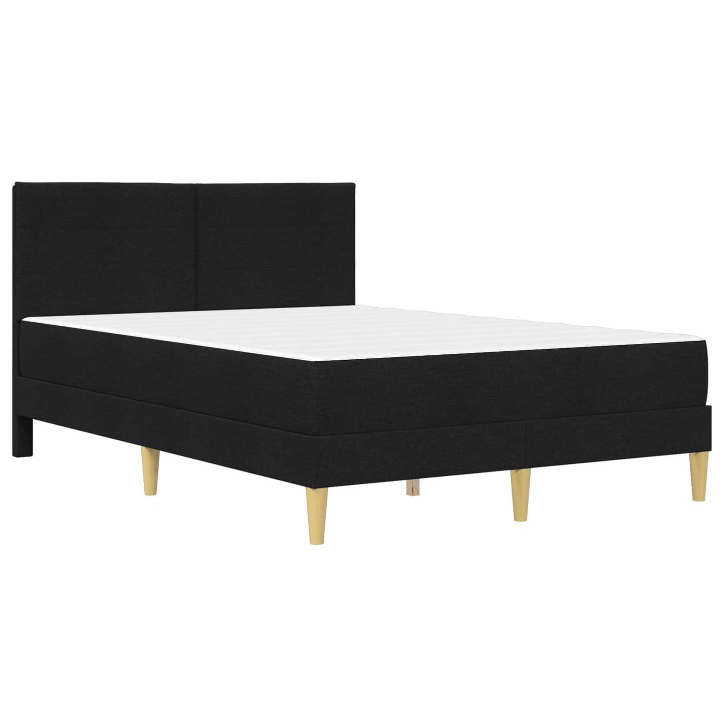 Struttura del letto Nero 120 x 190 cm Poliestere